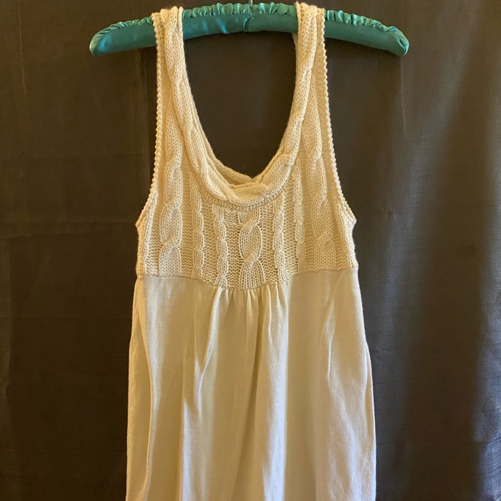 White Knit Dress